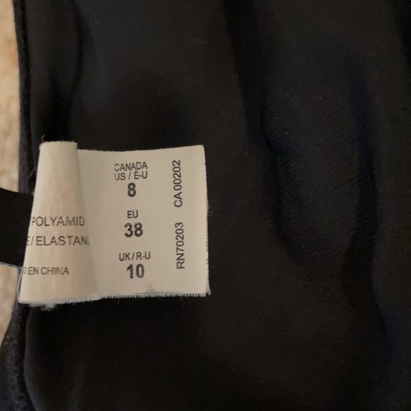 Black swim skirt size 8 / medium - Picture 4 of 6